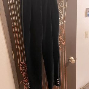 SOLD ELSEWHERE Black Velvet pants